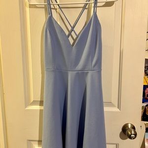 Windsor baby blue dress.